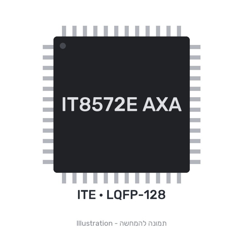 רכיב אלקטרוני ללוח אם ITE IT8572E AXA embedded controller IT8572E AXA IT8572E ITE מקורי - חדש