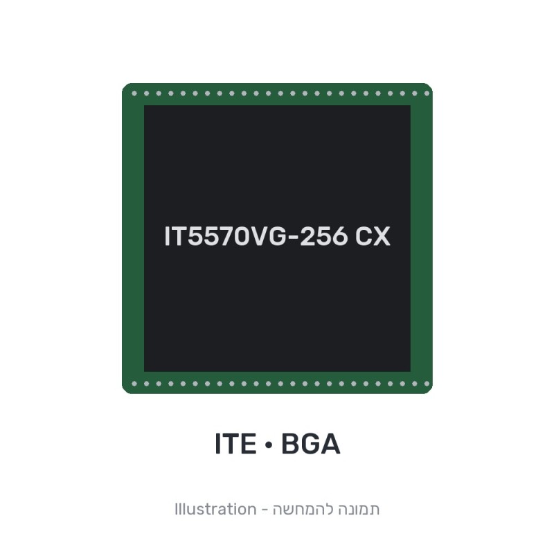 רכיב אלקטרוני ללוח אם ITE IT5570VG-256 embedded controller IT5570VG-256 CX IT5570VG ITE מקורי - חדש