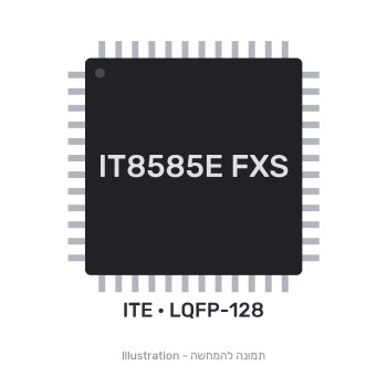 New ITE IT8585E FXS embedded controller IT8585E FXS IT8585E ITE ASUS K540LA רכיב אלקטרוני ללוח אם original