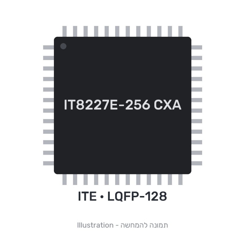 רכיב אלקטרוני ללוח אם ITE IT8227E-256 CXA EC for Lenovo IT8227E-256 CXA IT8227E ITE Legion 5 Pro-16ACH6H Laptop (Lenovo) - Type 82JQ מקורי - חדש