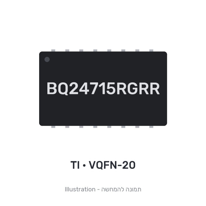 רכיב אלקטרוני ללוח אם BQ24715RGRR TI VQFN-20 מקורי - חדש