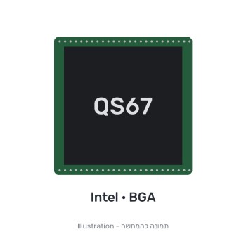 רכיב אלקטרוני ללוח אם QS67 (BD82QS67) Intel BGA מקורי - חדש
