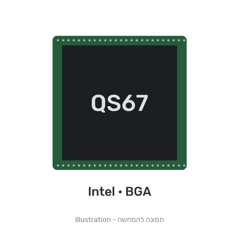 רכיב אלקטרוני ללוח אם QS67 (BD82QS67) Intel BGA מקורי - חדש