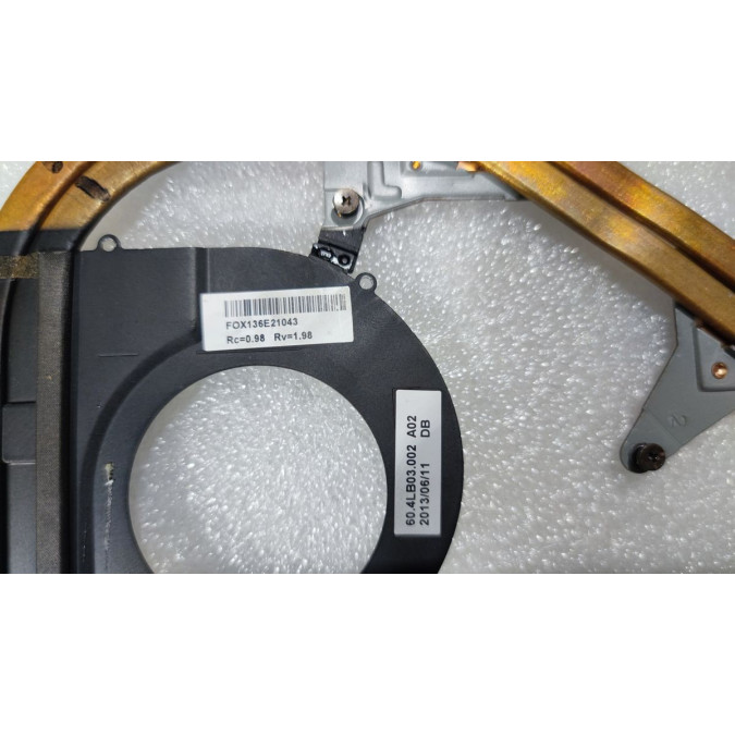 Used Radiator For ASUS K450J R409J SV41J X450JF X450JN Heatsink 60.4LB03.002 A02 Asus x450jn Laptop Cooling Heatsink original