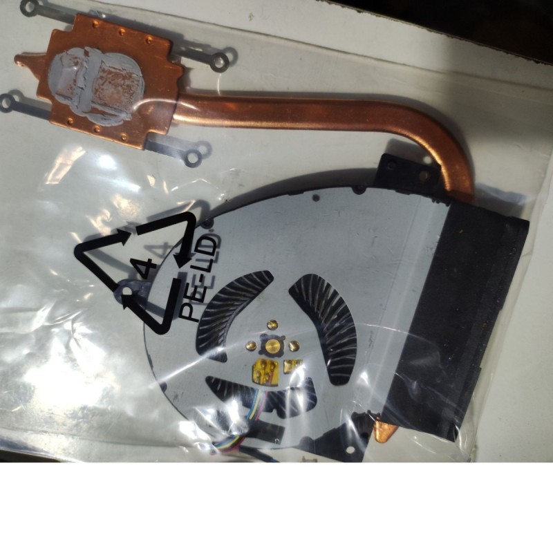 גוף קירור למחשב נייד CPU heatsink & fan 13NX00T1AM0101173T03CW000DTAA13N0-TAA0601 0A DY0A ETC מקורי - משומש