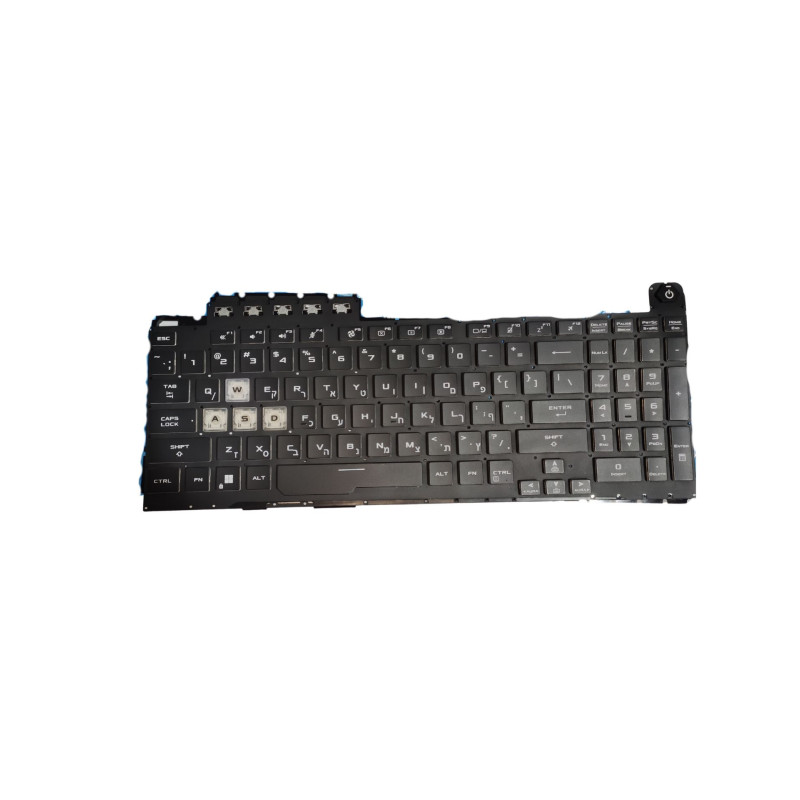 Клавиатура для Ноутбука Asus TUF Gaming F15 FX506HM KEYBOARD Asus TUF Gaming F15 FX506HM цвет:чёрный - Копия оригинала