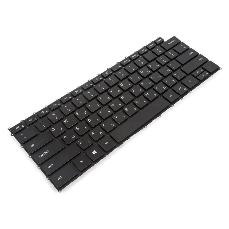 Клавиатура для Ноутбука XPS 15 9500 / 9510 / 9520 / 9530 Backlit HEB 06H0GD 06H0GD Dell XPS 15 9530 US , Иврит, Английский цвет:чёрный - оригинал