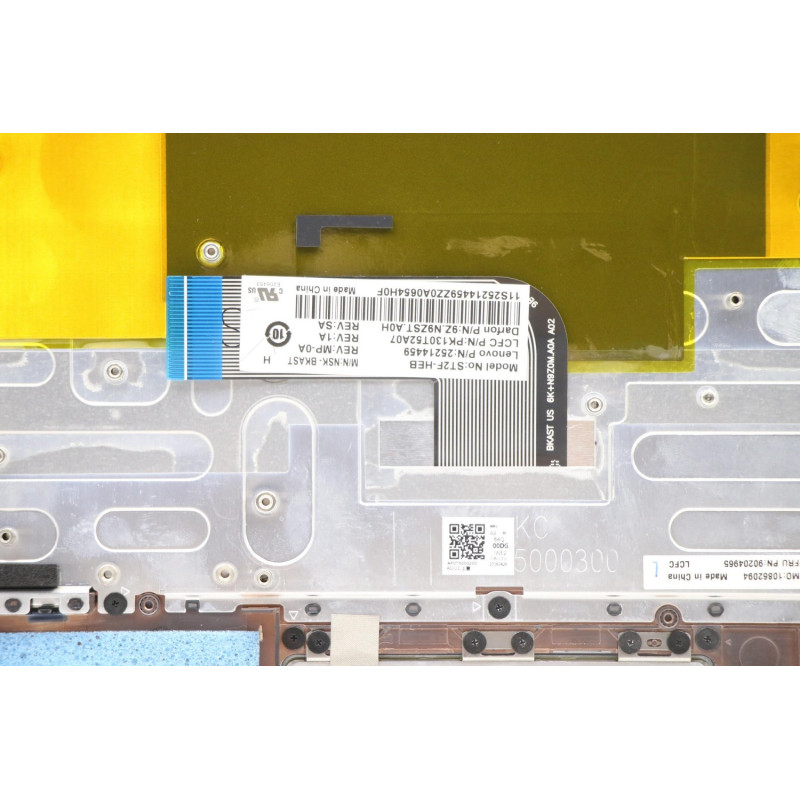 מקלדת למחשב נייד Vienna Upper Case SV W/KB-HB 90204965 Yoga 2 11 Laptop (Lenovo) - Type 80CX US , עברית, אנגלית צבע:כסוף מקורי - חדש