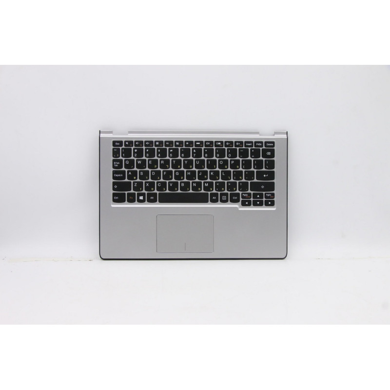 מקלדת למחשב נייד Vienna Upper Case SV W/KB-HB 90204965 Yoga 2 11 Laptop (Lenovo) - Type 80CX US , עברית, אנגלית צבע:כסוף מקורי - חדש