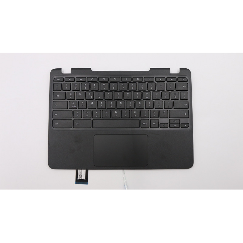 Клавиатура Ноутбука, Включая Touchpad и Топкейс 5CB0N00697 1KAFZZV003S N23 Chromebook (Lenovo) - Type 80YS , Иврит, Английский цвет:чёрный - оригинал