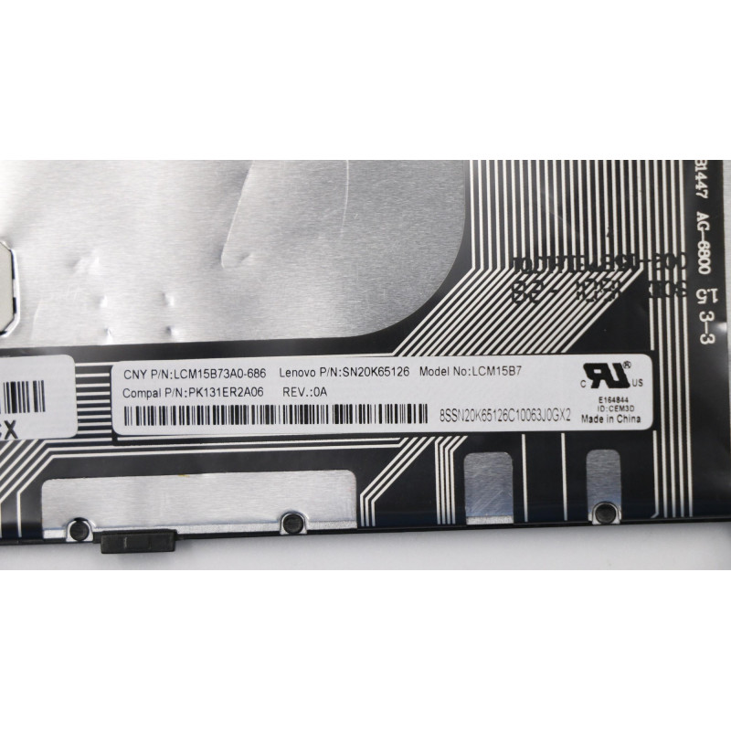 Клавиатура для Ноутбука 5N20J30767 LCM15B73A0-989 Lenovo 100-15IBY Laptop (ideapad) - Type 80MJ , Арабский, Английский цвет:чёрный - оригинал