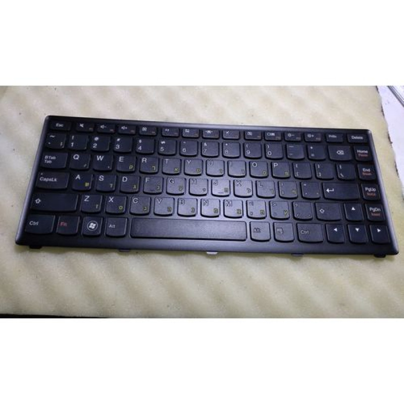 Клавиатура для Ноутбука 25205094 35007937 Lenovo Ideapad s300 US , Иврит, Английский цвет:черный