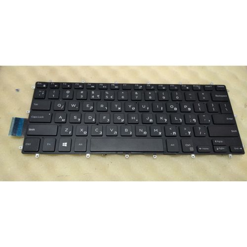 New 0M9DMK 04mn6y Dell Dell Vostro 5471 Laptop Keyboard Hebrew English Color:black