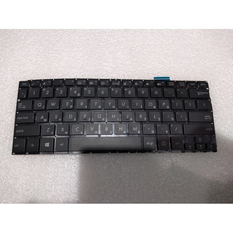 Used 0KNB0 2131HE00 ASUS ZenBook Flip UX360CA Laptop Keyboard US Hebrew English Color:black