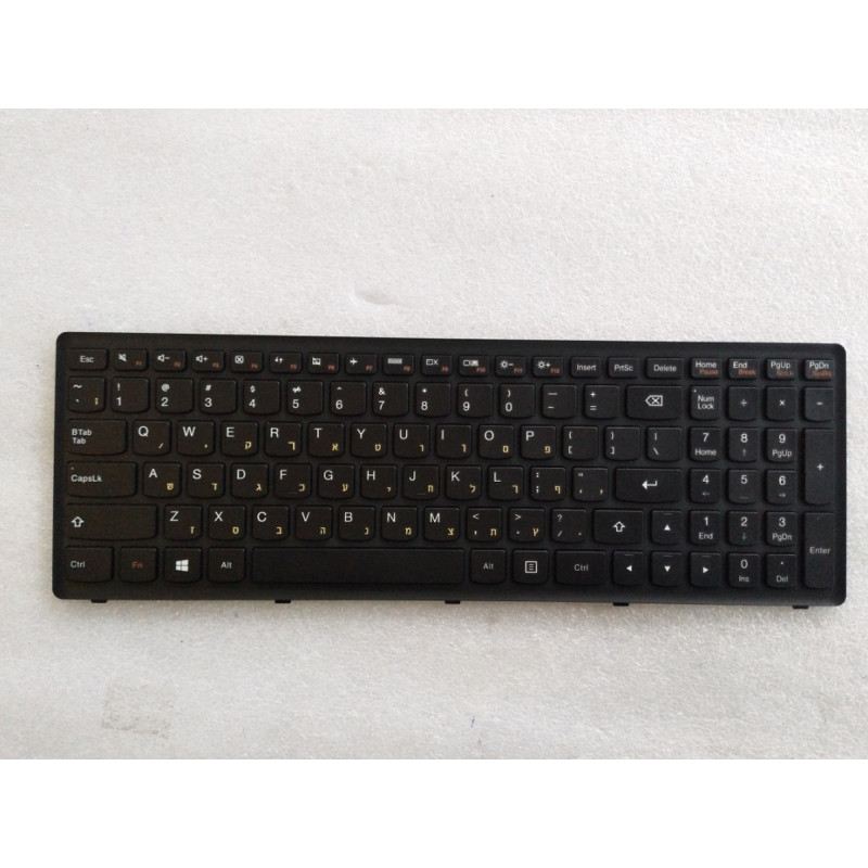 מקלדת למחשב נייד DFT6E1HEB102BlkKeyBlkFKBD 25211099 Lenovo צבע:שחור מקורי - חדש