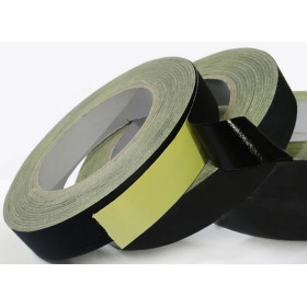 Односторонний клейкий скотч из ацетатной ткани с высокой температурной стойкостью 30M, 10mm, 1PS цвет:черный Односторонний клейкий скотч из ацетатной ткани с высокой температурной стойкостью 30M, 10mm, 1PS цвет:черный