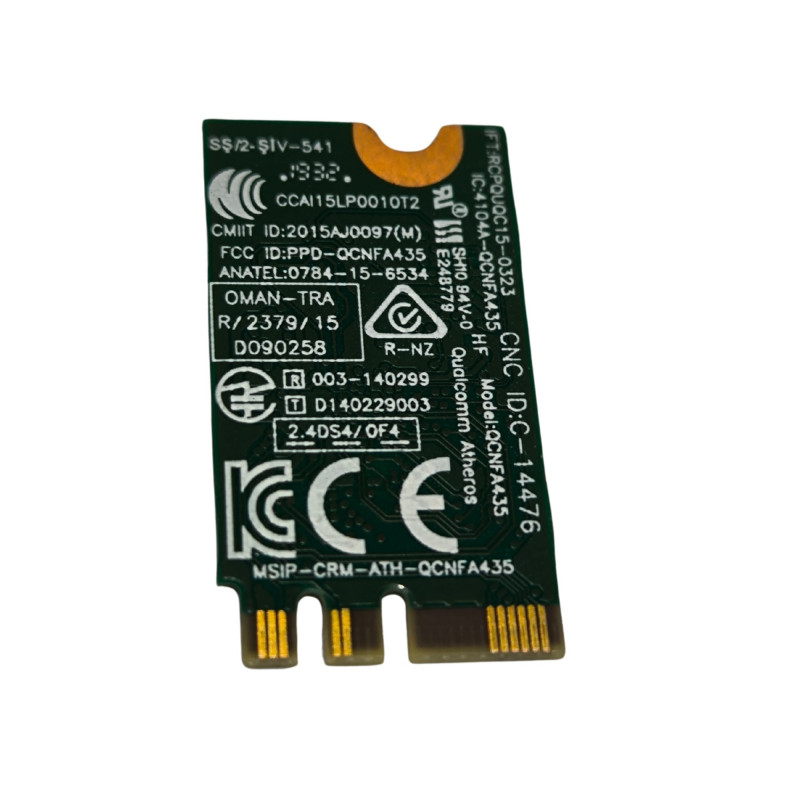 Беспроводная Сетевая Карта Dell Inspiron 3501 3505 5570 3493 WiFi Wireless Module Card QCNFA435 0V91GK 0V91GK QCNF0435 Dell Inspiron 5570 , б/у - оригинал - оригинал