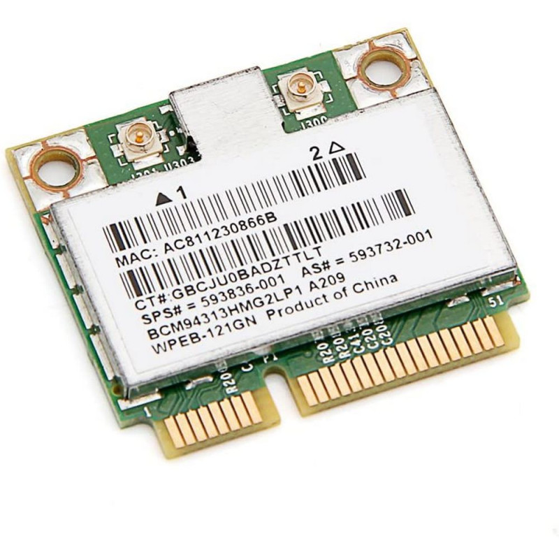 Беспроводная Сетевая Карта BCM94313HMG2L P000-50500034 Lenovo G570 2.4 GHz , б/у
