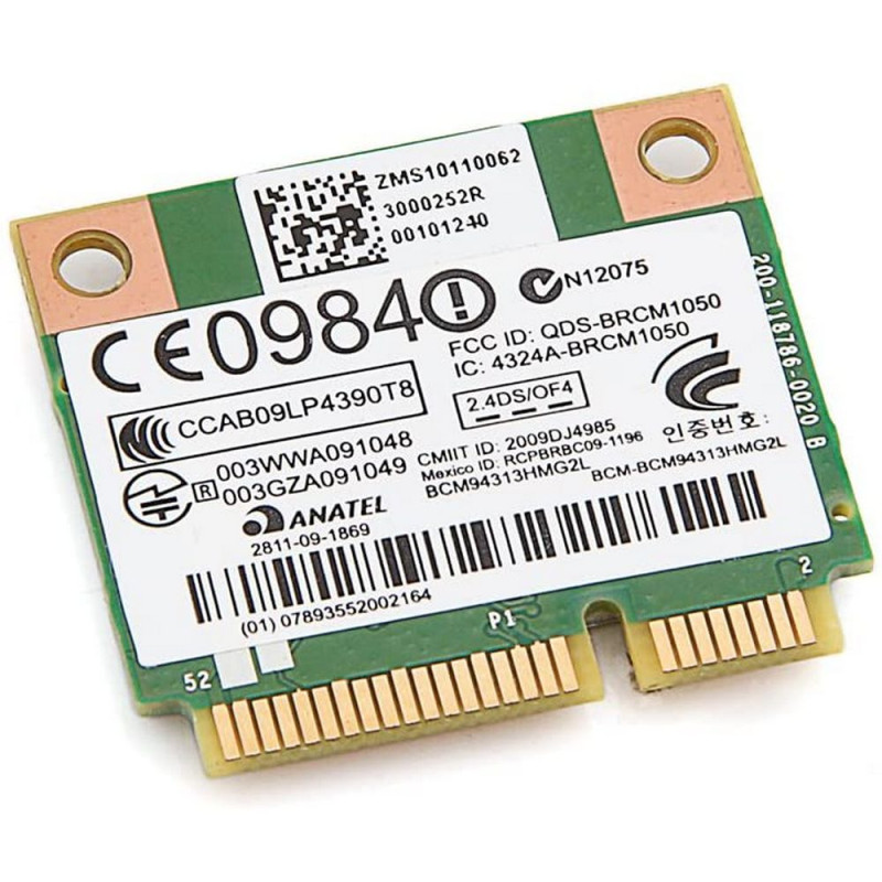 Беспроводная Сетевая Карта BCM94313HMG2L P000-50500034 Lenovo G570 2.4 GHz , б/у