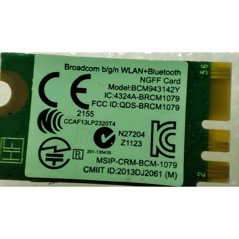 Used BCM943142Y 792200 001 Wireless network card Bluetooth 2.4 GHz