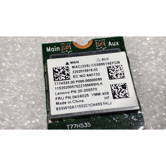 Used 04X6025 RTL8723BE Realtek Wireless Network Card 2.4 GHz