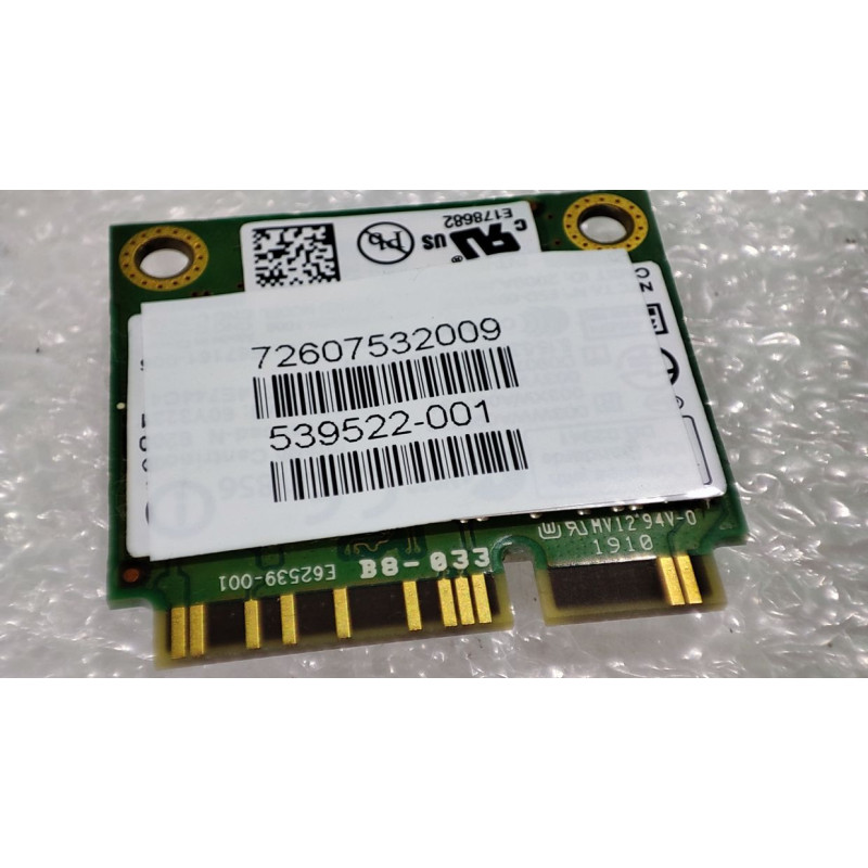 Used 622ANHMW 539522 001 HP ELITEBOOK 2540P Wireless Network Card 2.4 GHz