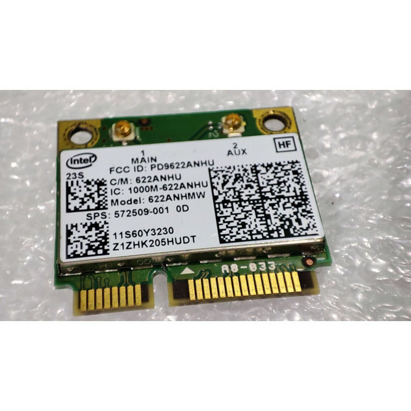 Used 622ANHMW 539522 001 HP ELITEBOOK 2540P Wireless Network Card 2.4 GHz