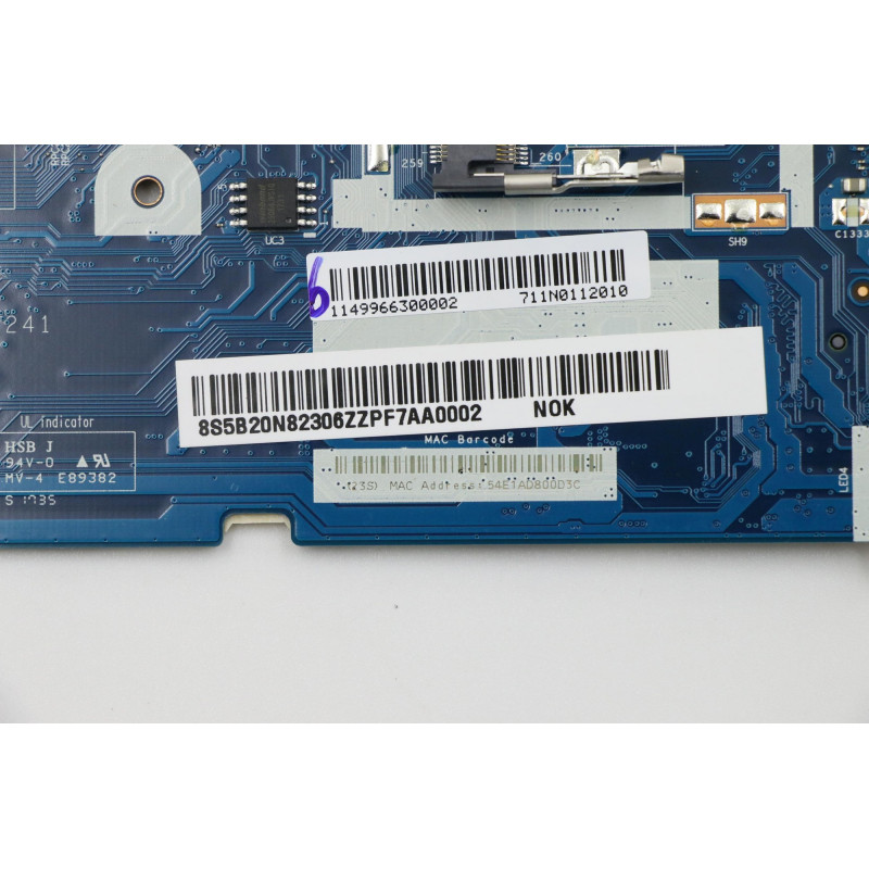 New MBL80XK241I57200UHUMAD4GNOK 5B20N82306 Lenovo Laptop Motherboard Intel Core i5 7200U Processor 3M Cache up to 3.10 GHz original