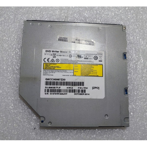 כונן אופטי DVD burner player 9.5 mm SU-208 מקורי - משומש..