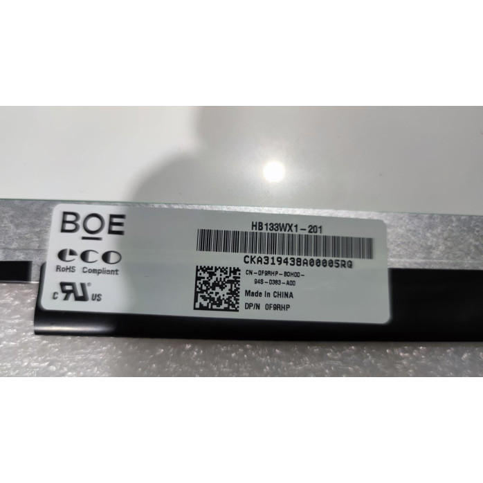מסך למחשב נייד HB133WX1-201 30 PIN 13.3" HD אוזניים בצדדים, שני חורים - חדש