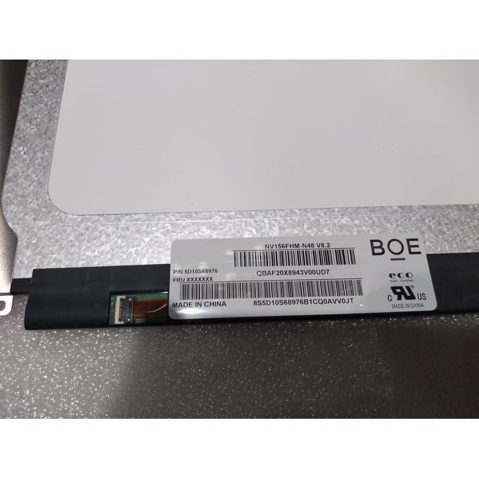 New NV156FHM N48 V8.2 TOP AND BOTTOM BRACKETS TWO HOLES 5D10S68976 BOE Laptop Screen 30 PIN Matte 15.6" FHD width: Nano 350mm invertor: 280mm hight: 216mm IPS Top And bottom Brackets Two Holes
