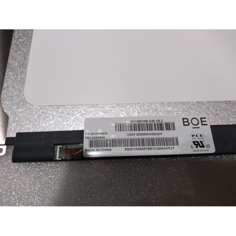 New NV156FHM N48 V8.2 TOP AND BOTTOM BRACKETS TWO HOLES 5D10S68976 BOE Laptop Screen 30 PIN Matte 15.6" FHD width: Nano 350mm invertor: 280mm hight: 216mm IPS Top And bottom Brackets Two Holes