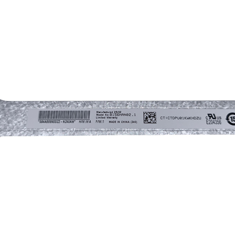 Матрица для Ноутбука B156HAN02.1 H/W:WA 30 PIN Matte 15.6" FHD width: Nano, 350mm Без Креплений