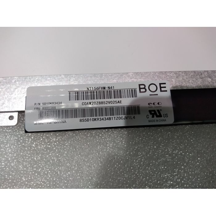 מסך למחשב נייד NT156FHM-N61 V8.0 30 PIN 15.6" FHD width: 359mm IPS אוזניים למעלה ולמטה, שני חורים - חדש