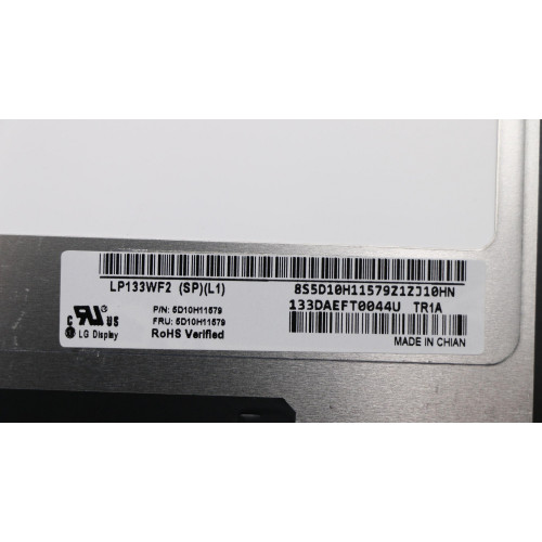 New LP133WF2 SPL1 Lenovo DISPLAY 13.3" FHD Non Touch Anti Glare IPS 45%NTSC 5D10H11579 LP133WF2 SPL1 Laptop Screen 30 PIN 13.3" FHD 60Hz original