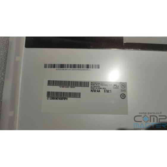Used B156XW02 V.3 AU Optronics Laptop Screen 40 PIN Matte 15.6" HD No Brackets