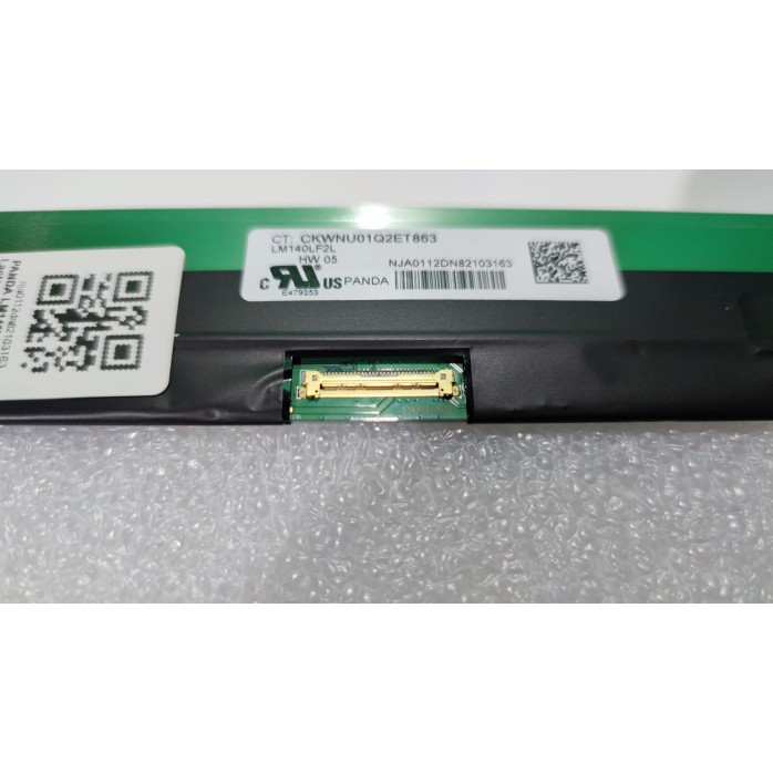 New LM140LF2L HW05 NO BRACKETS PANDA Laptop Screen 30 PIN Matte 14.0" FHD width: Nano 315mm eDP IPS No Brackets