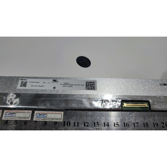 New N156HRA GAA REV. C1 InnoLux Laptop Screen 40 PIN Matte 15.6" FHD width: Nano 350mm invertor: 279mm hight: 216.245mm eDP IPS 144Hz No Brackets