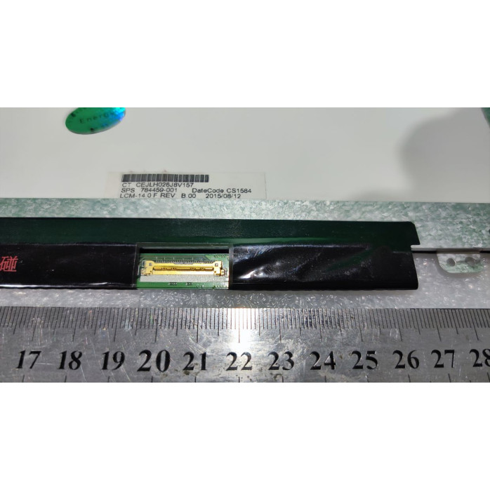 מסך למחשב נייד N140HCE-EAA Rev.C1 30 PIN Matte 14.0" FHD width: 320mm eDP IPS אוזניים למעלה ולמטה, שני חורים - חדש