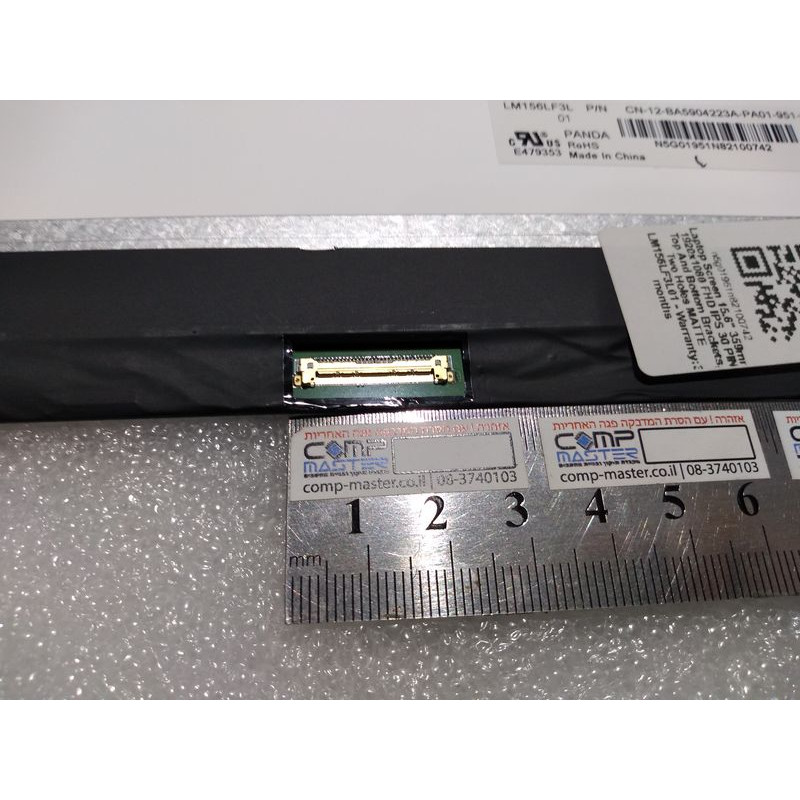 New LM156LF3L01 PANDA Laptop Screen 30 PIN Matte 15.6" FHD width: 359mm IPS Top And bottom Brackets Two Holes