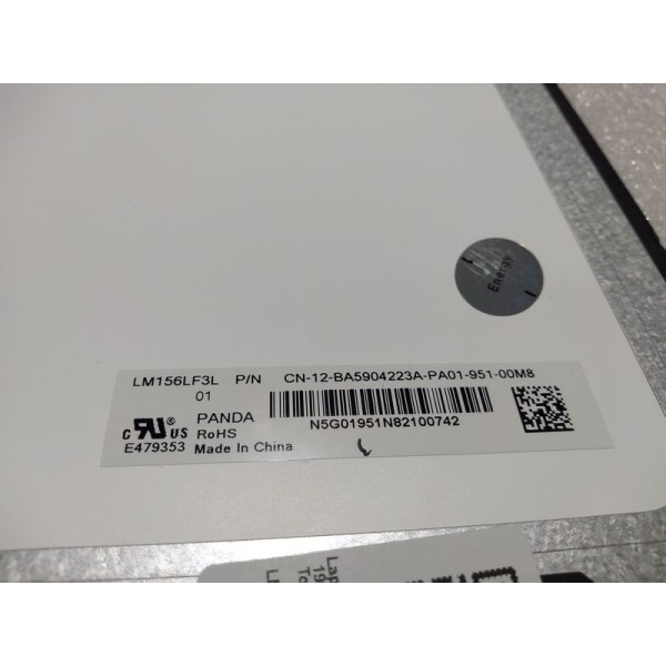 New LM156LF3L01 PANDA Laptop Screen 30 PIN Matte 15.6" FHD width: 359mm IPS Top And bottom Brackets Two Holes