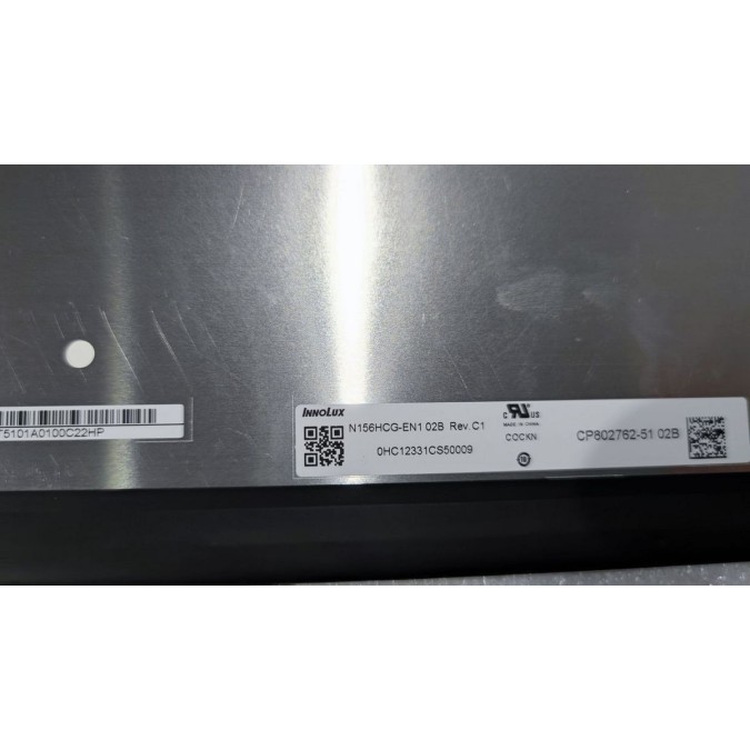 מסך למחשב נייד N156HCG-EN1 REC.C1 InnoLux 30 PIN Matte 15.6" FHD width: Nano, 350mm invertor: nano interter, 260mm eDP IPS ללא אוזניים - חדש