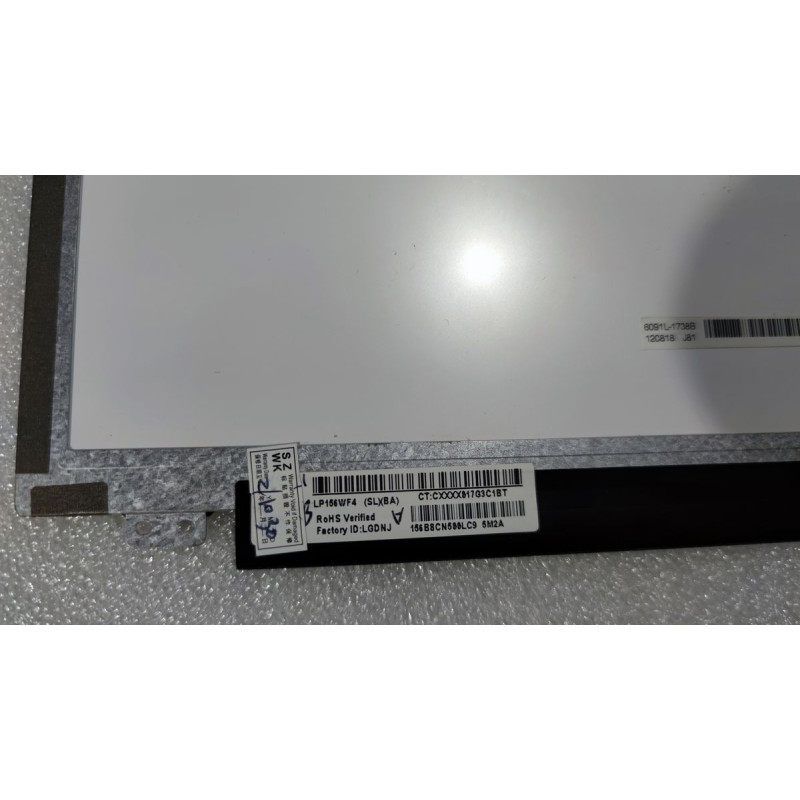Матрица для Ноутбука LP156WF4 (SL)(BA) 40 PIN 15.6" FHD hight: 208mm LVDS IPS верхние и нижние крепления, два крепления - Копия оригинала