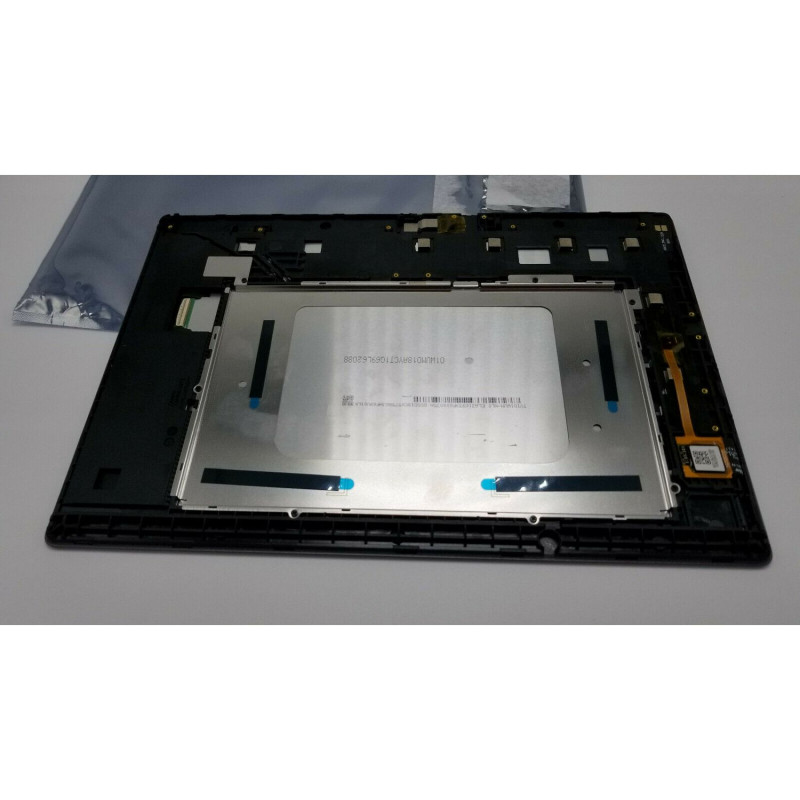 מסך ומסך מגע לטאבלט כולל מסגרת 5D68C01484 Lenovo TAB 2 A10-70F 10.1" צבע:שחור מקורי - חדש