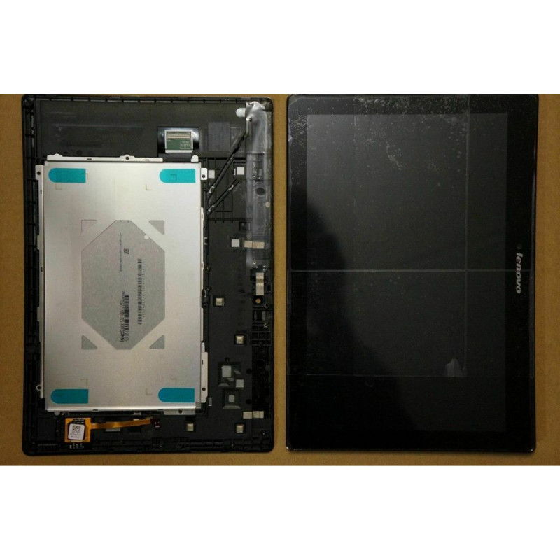 New 5D68C02041 Lenovo TAB 2 A10 70F LCD Screen And Touch Screen For Tablet With Frame 10.1" colore:black original