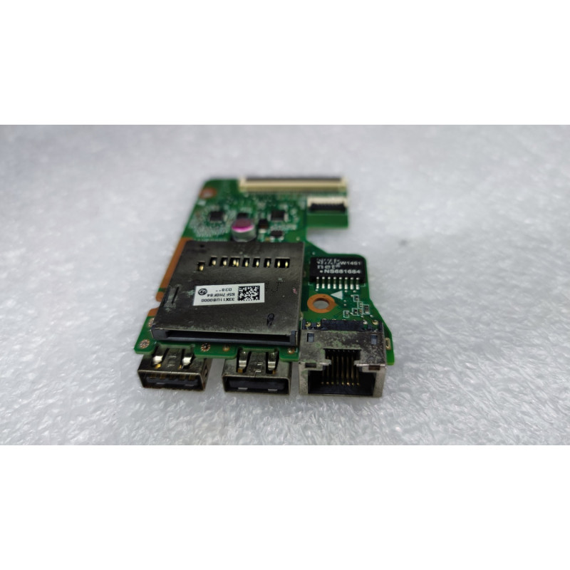 Плата IO для Ноутбука IO BOARD 2XUSB 3.0 + LAN + CARD READER DAX11ATB6D0 11UB0000 REV:D HP Pavilion Notebook - 15-ab001nj , б/у - оригинал - оригинал