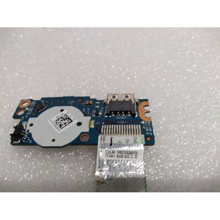 Used NBX00028N00 CV REV:1.0(A00) Dell Inspiron 3593 Laptop IO board including USB card reader and cable USB Card reader