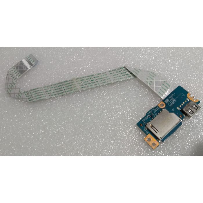 Used NBX00028N00 CV REV:1.0(A00) Dell Inspiron 3593 Laptop IO board including USB card reader and cable USB Card reader