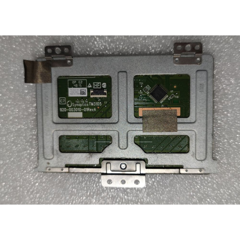 Used 920 003010 01 REV A Lenovo Y700 15ISK Laptop (ideapad) Type 80NV Laptop Touch Pad including screws colore:black original Used 920 003010 01 REV A Lenovo Y700 15ISK Laptop (ideapad) Type 80NV Laptop Touch Pad including screws colore:black original
