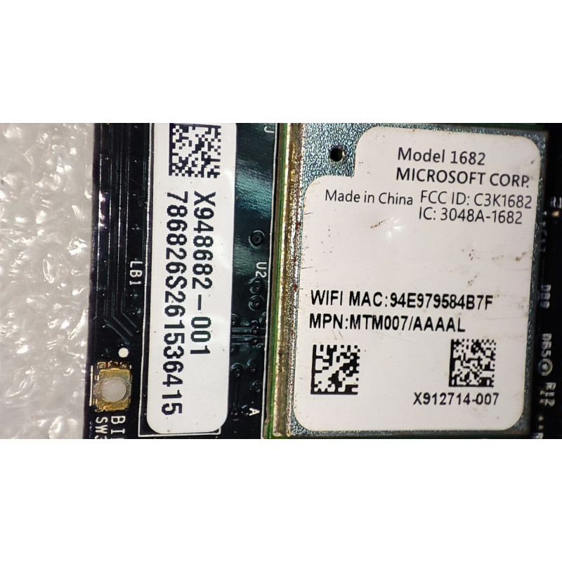 Used Microsoft Xbox One S 1681 Board Power Eject Bind RF IR LED Light Bluetooth